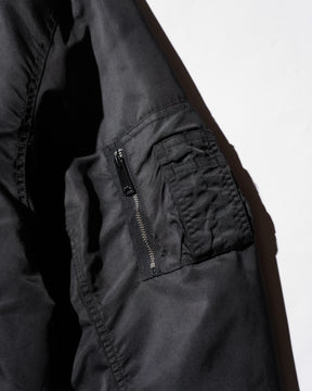 EVISU / EJ, 3M THINSULATE PADDED FIR "DAIKOKU" BOMBER JACKET LOOSE FIT BLACK