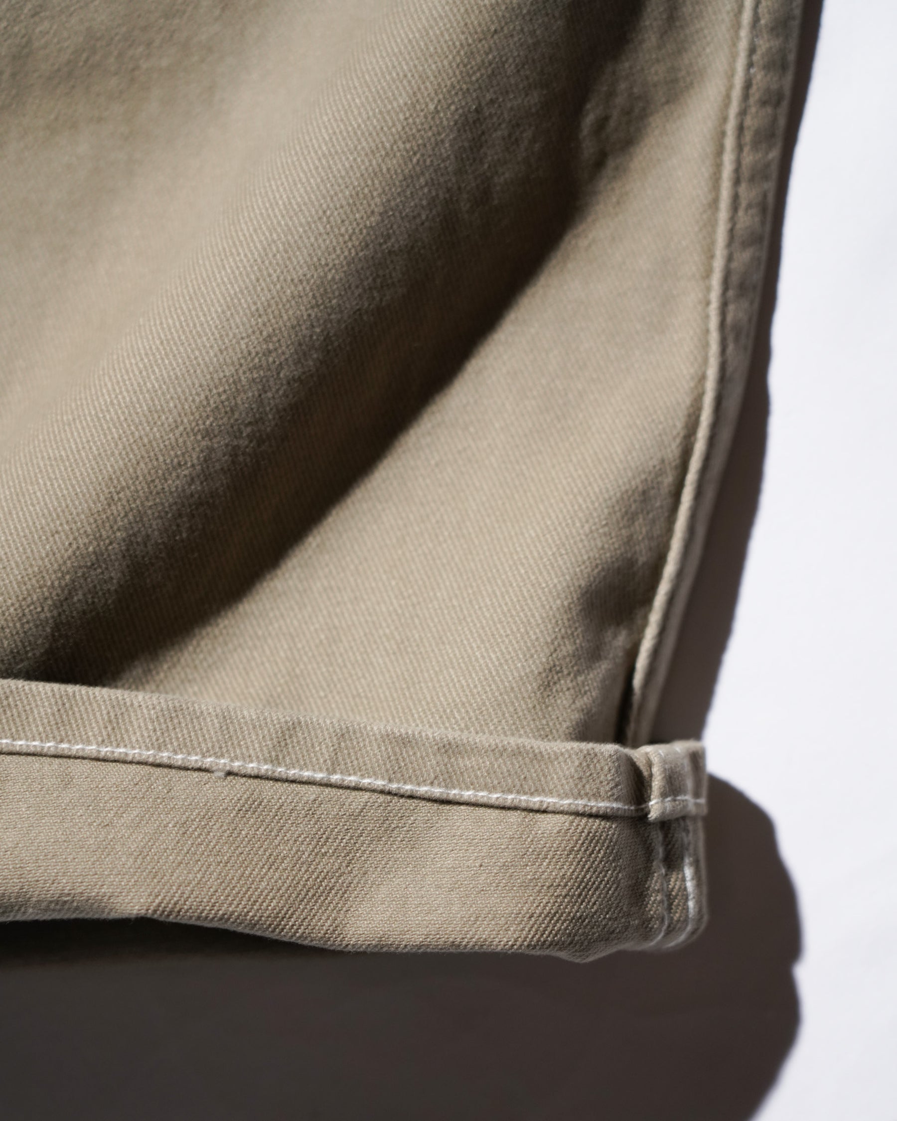 EVISU / HT, BALLON FIT WOVEN PANTS-BALLOON TAUPE