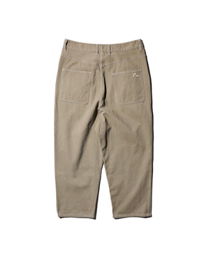 EVISU / HT, BALLON FIT WOVEN PANTS-BALLOON TAUPE