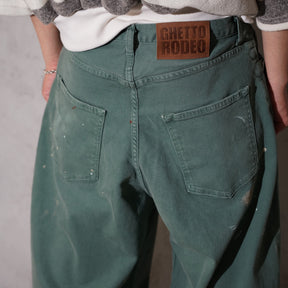 Ghetto Rodeo / FADED GREEN DENIM