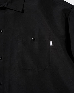 <span style="color: #f50b0b;">Last One</span> PRO CLUB / Short Sleeve Work Shirt BLACK
