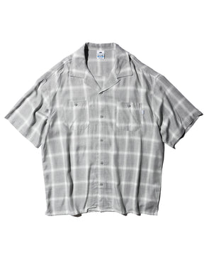 PRO CLUB / OMBRE CHECKER SS SHIRT GRAY
