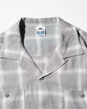PRO CLUB / OMBRE CHECKER SS SHIRT GRAY