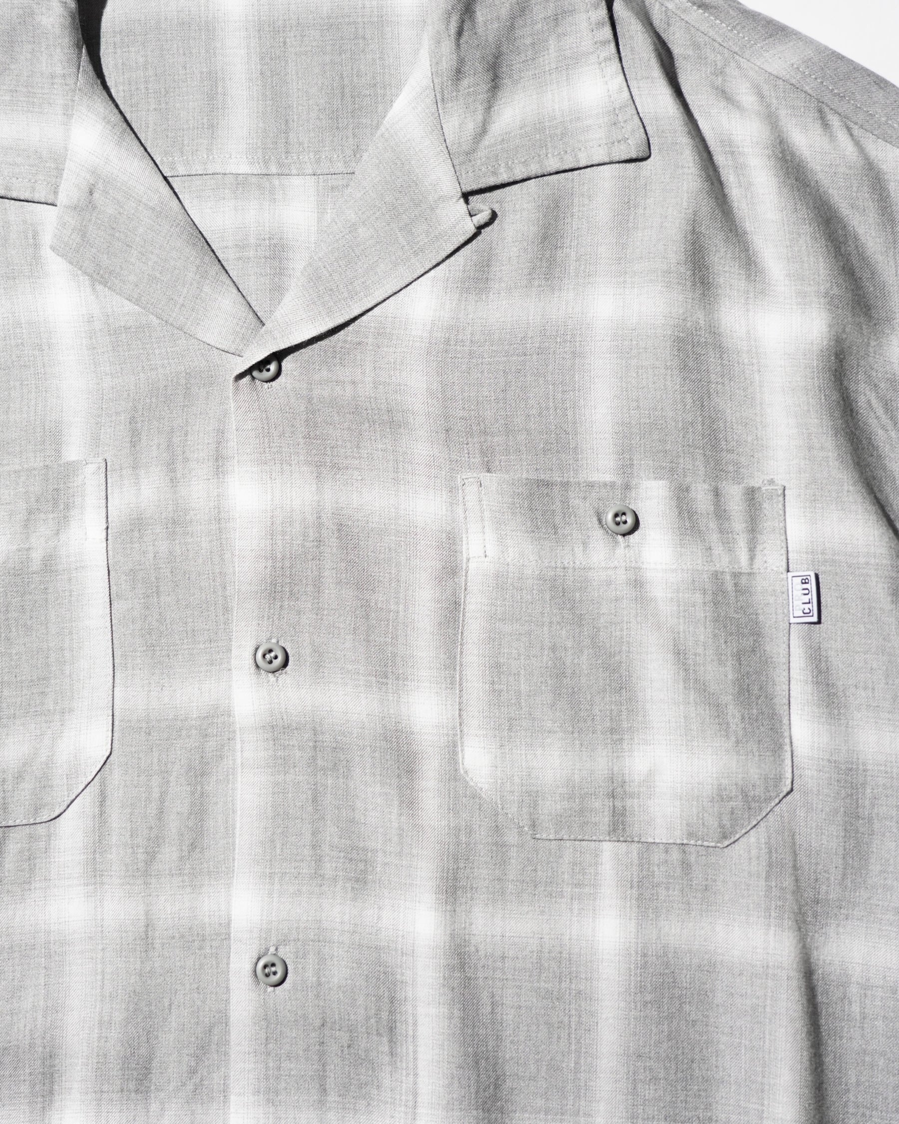 PRO CLUB / OMBRE CHECKER SS SHIRT GRAY