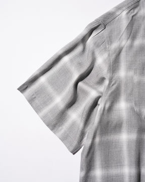 PRO CLUB / OMBRE CHECKER SS SHIRT GRAY