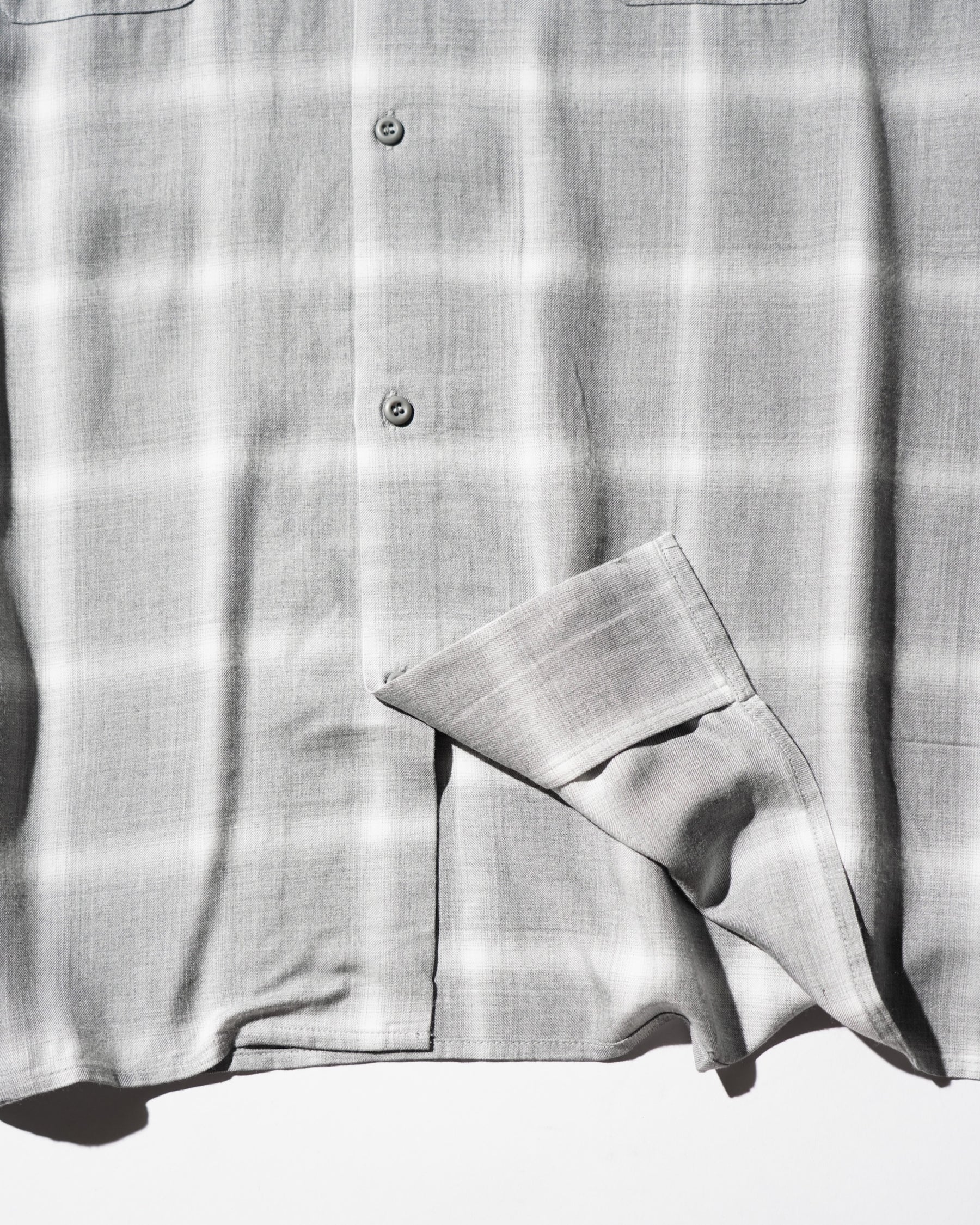 PRO CLUB / OMBRE CHECKER SS SHIRT GRAY