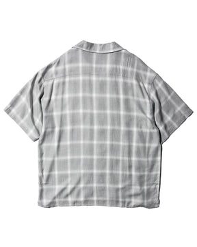 PRO CLUB / OMBRE CHECKER SS SHIRT GRAY