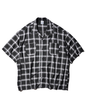 PRO CLUB / OMBRE CHECKER SS SHIRT BLACK