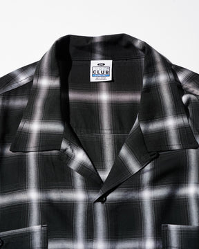 PRO CLUB / OMBRE CHECKER SS SHIRT BLACK