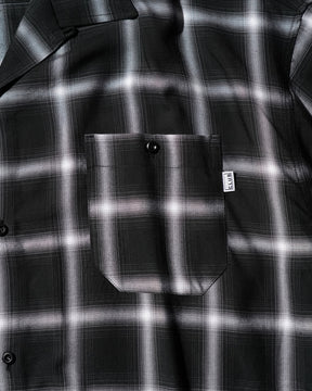 PRO CLUB / OMBRE CHECKER SS SHIRT BLACK