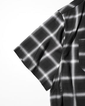 PRO CLUB / OMBRE CHECKER SS SHIRT BLACK