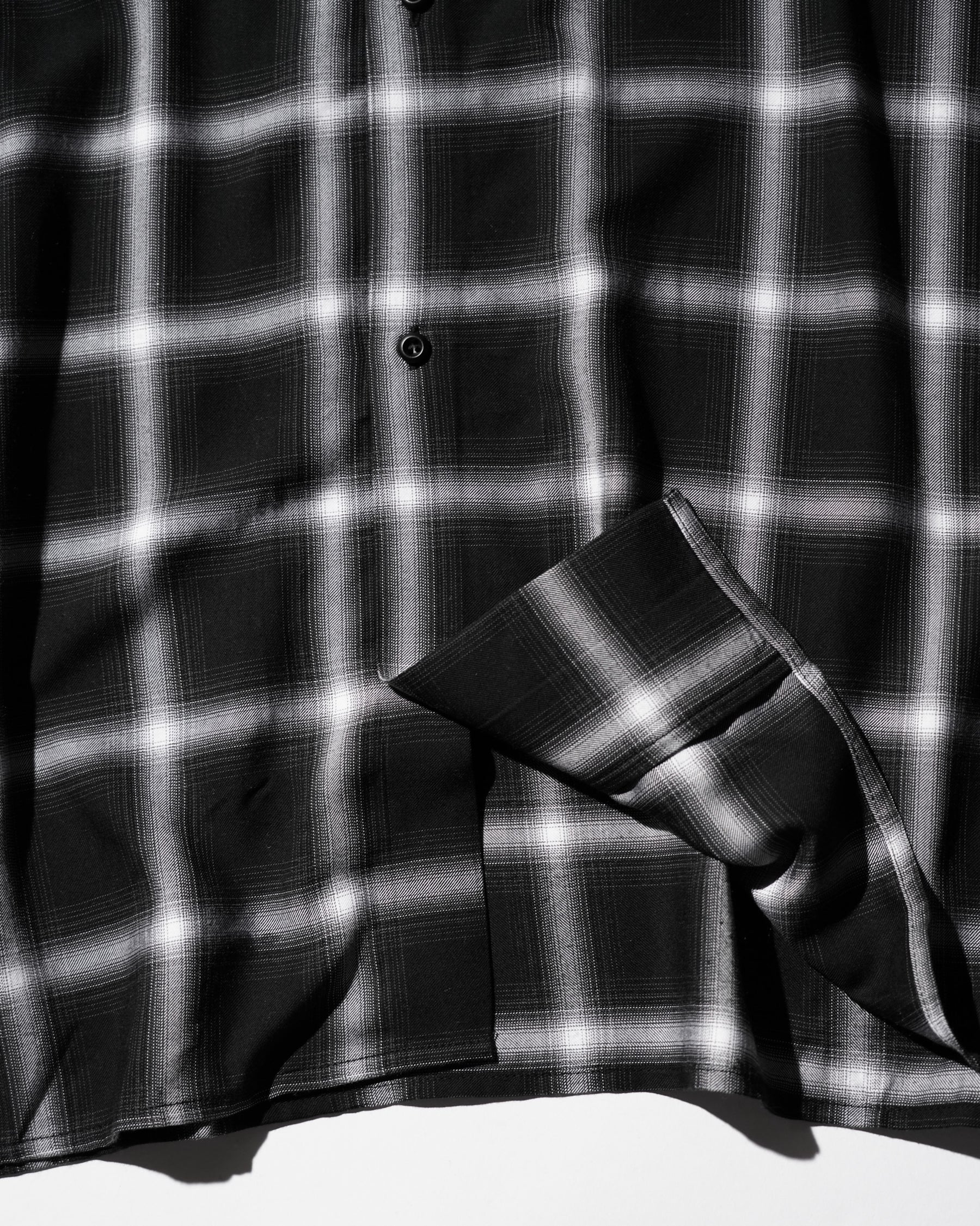 PRO CLUB / OMBRE CHECKER SS SHIRT BLACK