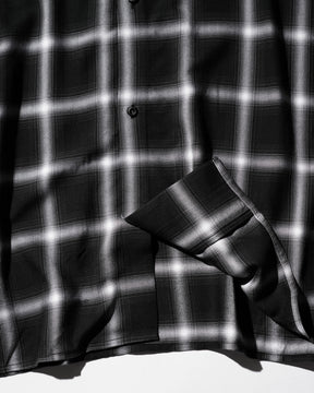 PRO CLUB / OMBRE CHECKER SS SHIRT BLACK