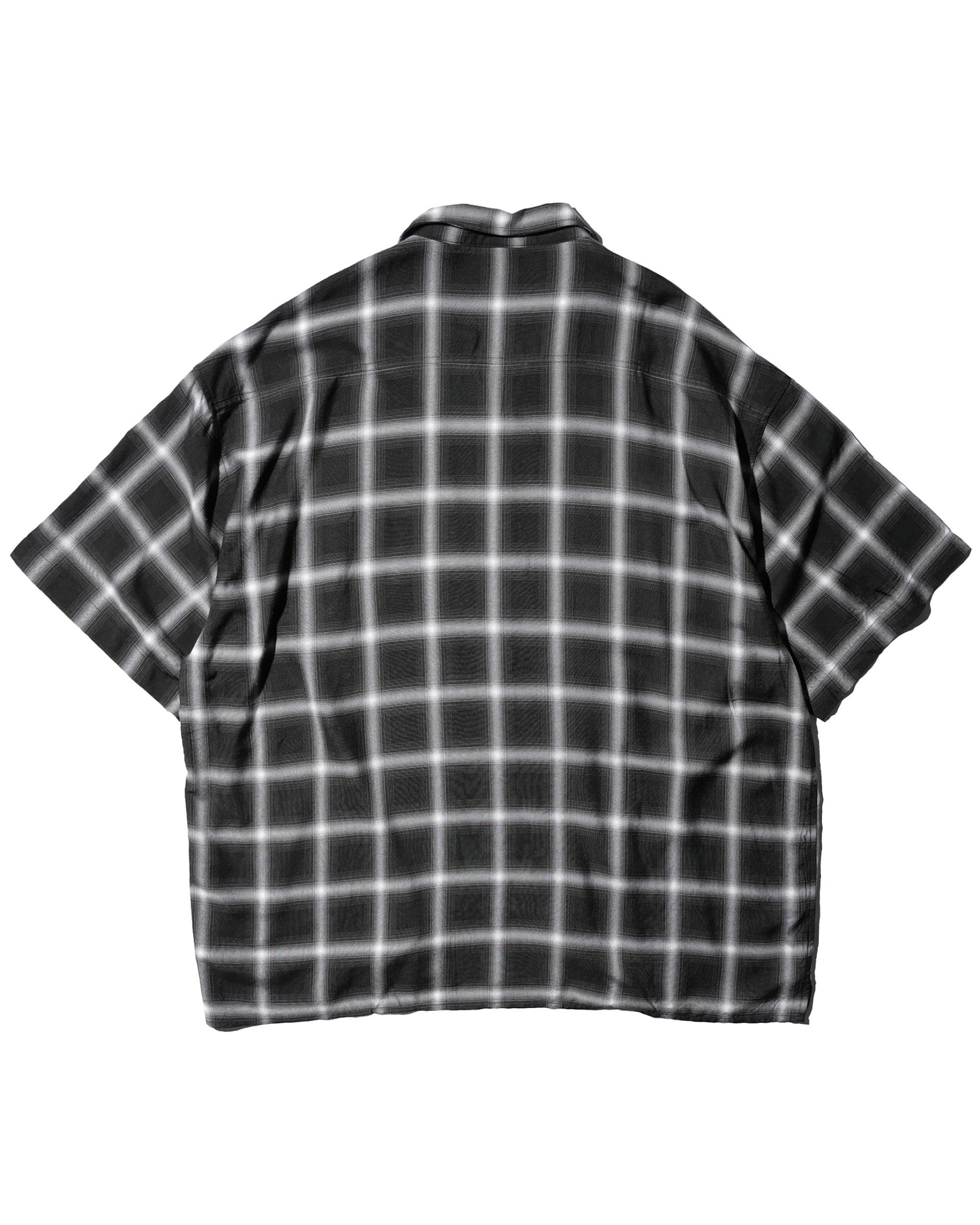 PRO CLUB / OMBRE CHECKER SS SHIRT BLACK