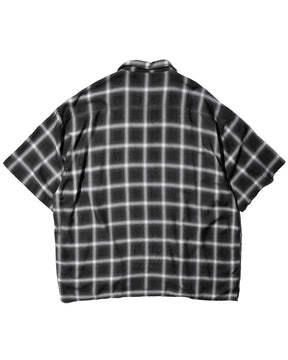 PRO CLUB / OMBRE CHECKER SS SHIRT BLACK