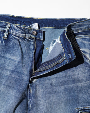 PRO CLUB / Baggy Denim Cargo Short BLUE