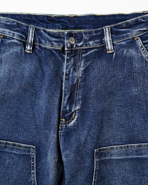 PRO CLUB / Double Knee Carpenter Short BLUE