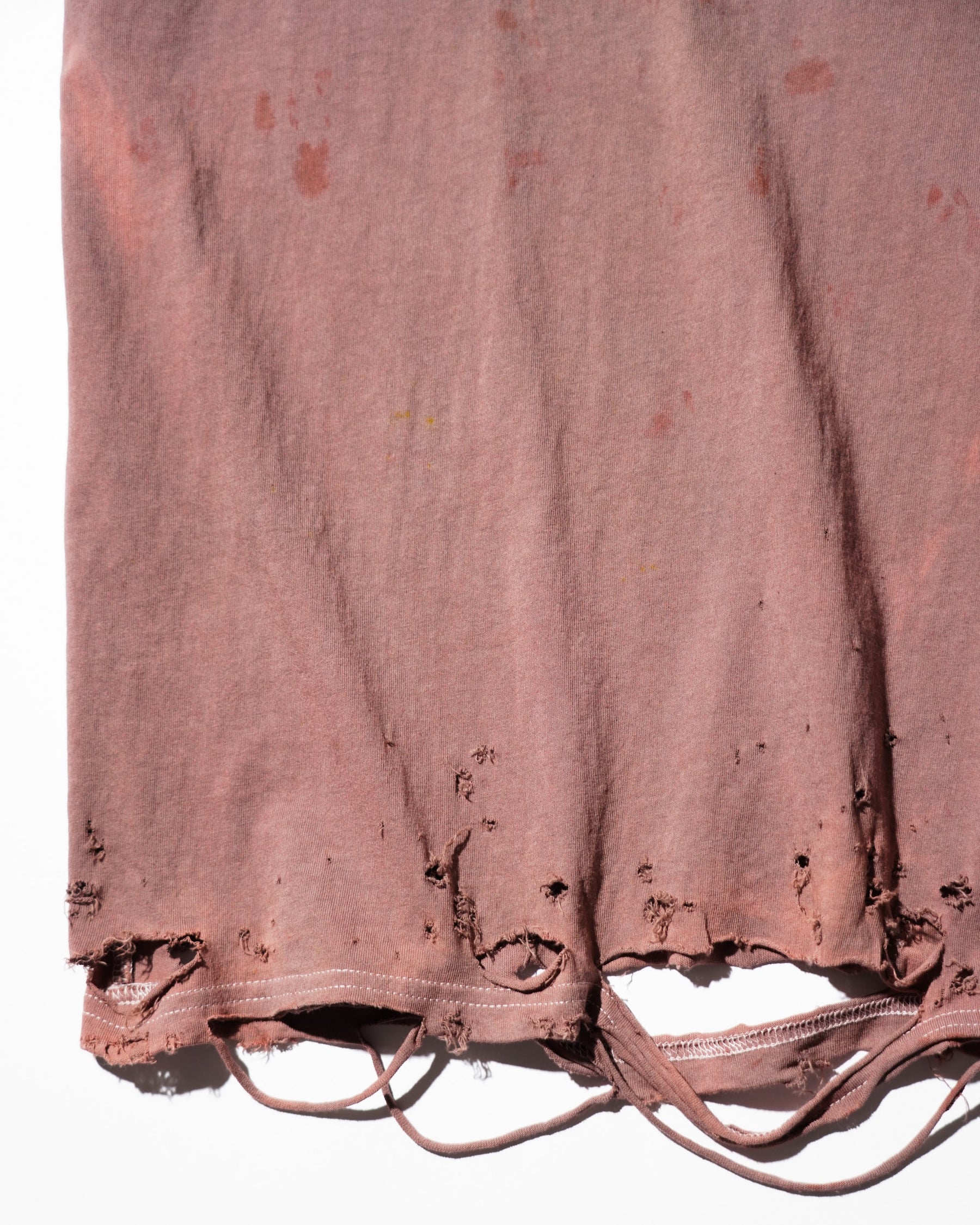 TEPPEI FURUYAMA / HARD CRASH TANK-TOP BROWN
