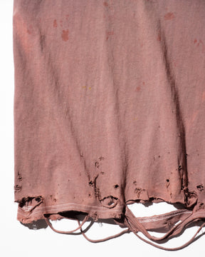 TEPPEI FURUYAMA / HARD CRASH TANK-TOP BROWN