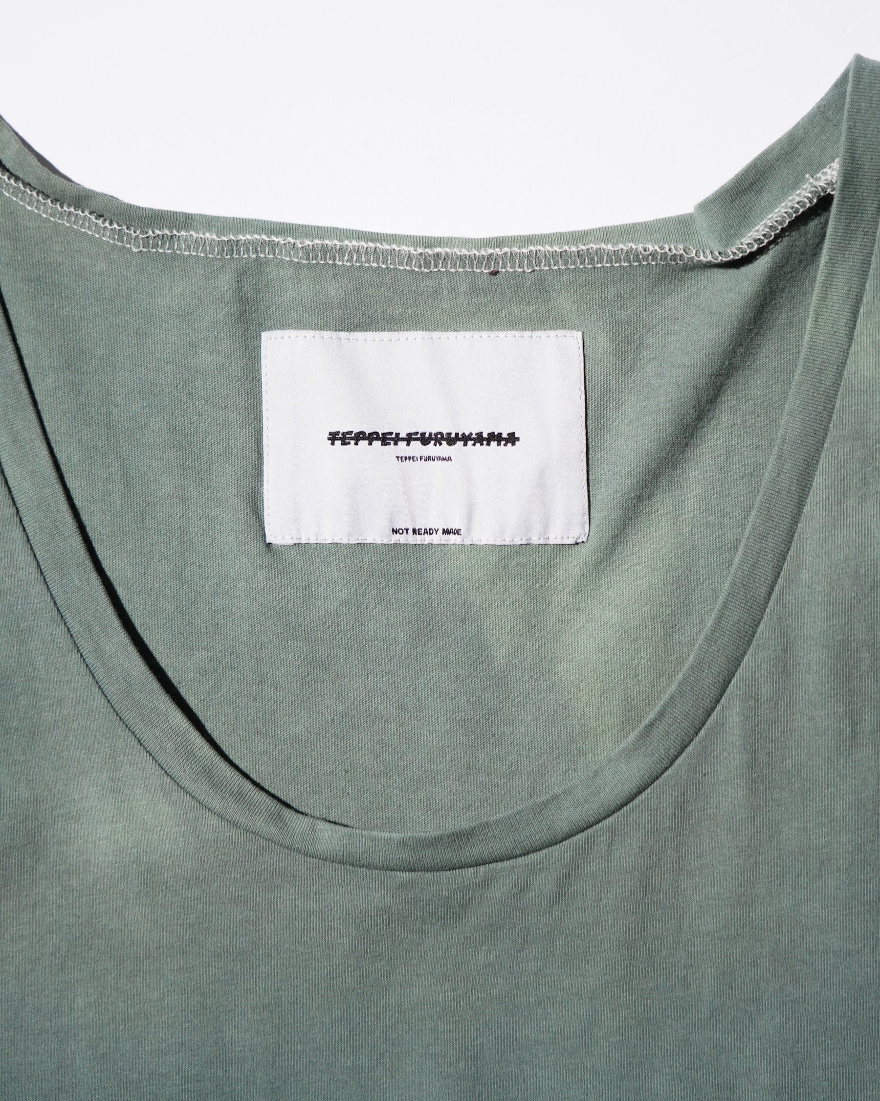 TEPPEI FURUYAMA / HARD CRASH TANK-TOP GREEN