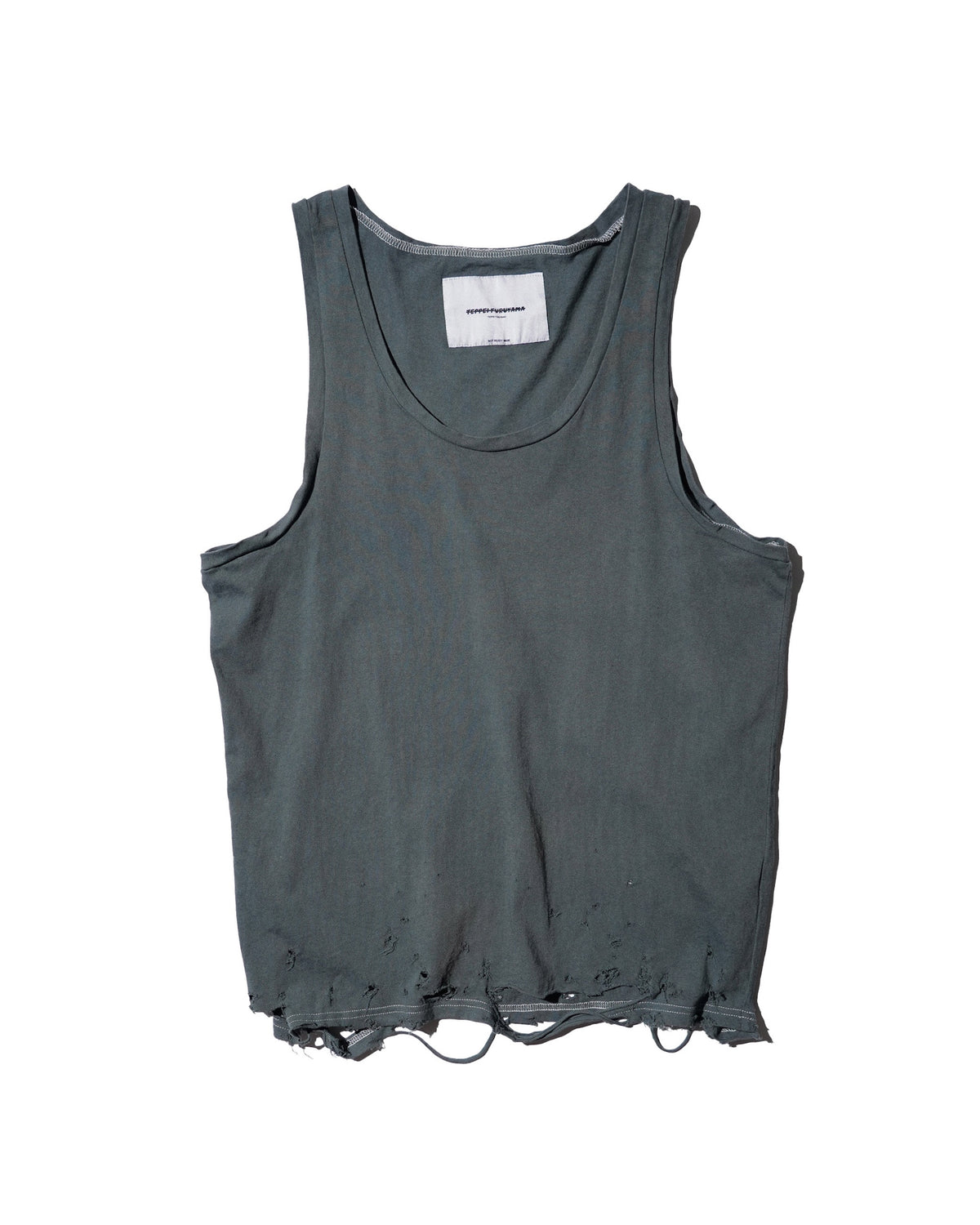 <span style="color: #f50b0b;">Last One</span> TEPPEI FURUYAMA / HARD CRASH TANK-TOP BLACK