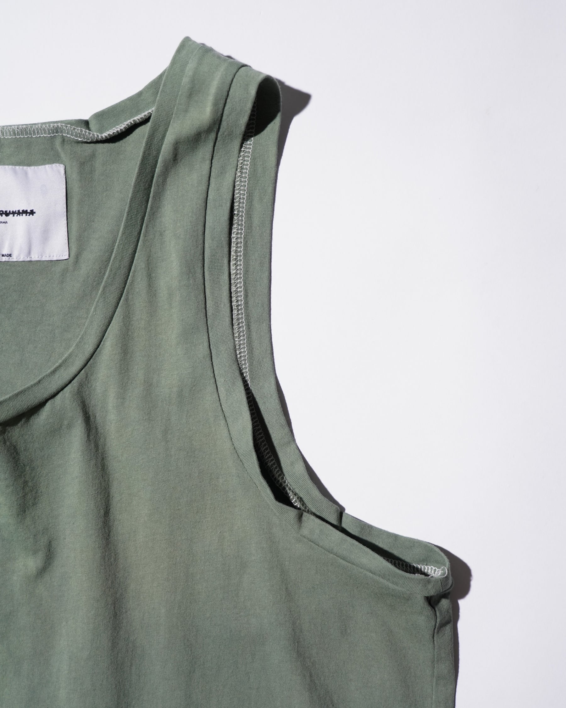 TEPPEI FURUYAMA / HARD CRASH TANK-TOP GREEN