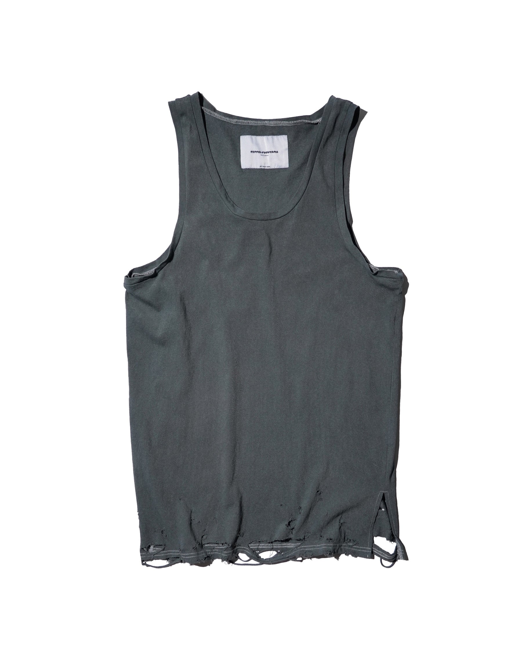 <span style="color: #f50b0b;">Last One</span> TEPPEI FURUYAMA / HARD CRASH TANK-TOP BLACK