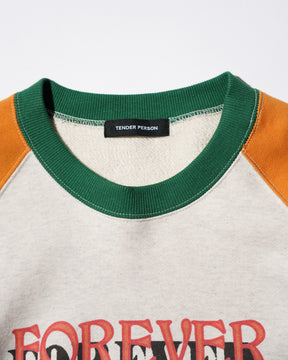 <span style="color: #f50b0b;">Last One</span> TENDER PERSON / FOREVER DREAMER RAGLAN TEE ORANGE