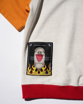 <span style="color: #f50b0b;">Last One</span> TENDER PERSON / FOREVER DREAMER RAGLAN TEE ORANGE