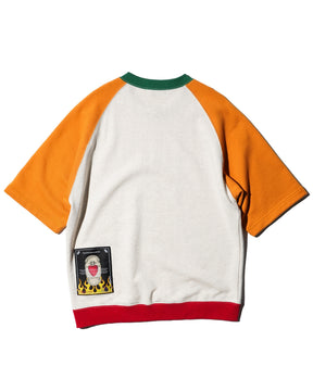 <span style="color: #f50b0b;">Last One</span> TENDER PERSON / FOREVER DREAMER RAGLAN TEE ORANGE