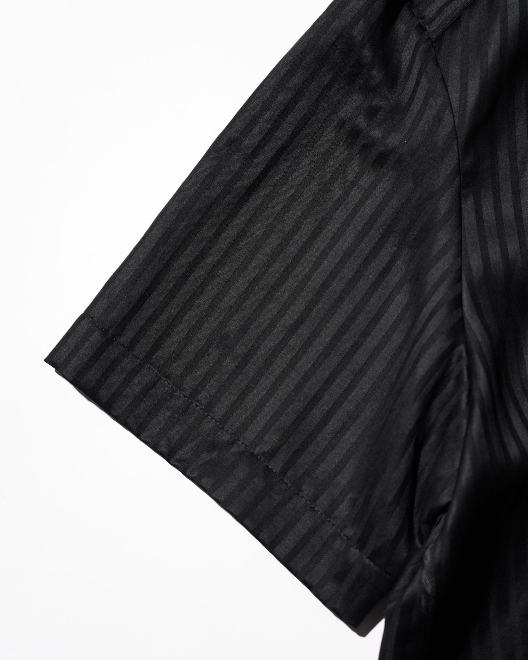 1313 SELAH / MALO SHORTSLEEVE SHIRT BLACK “TONAL PINSTRIPE”
