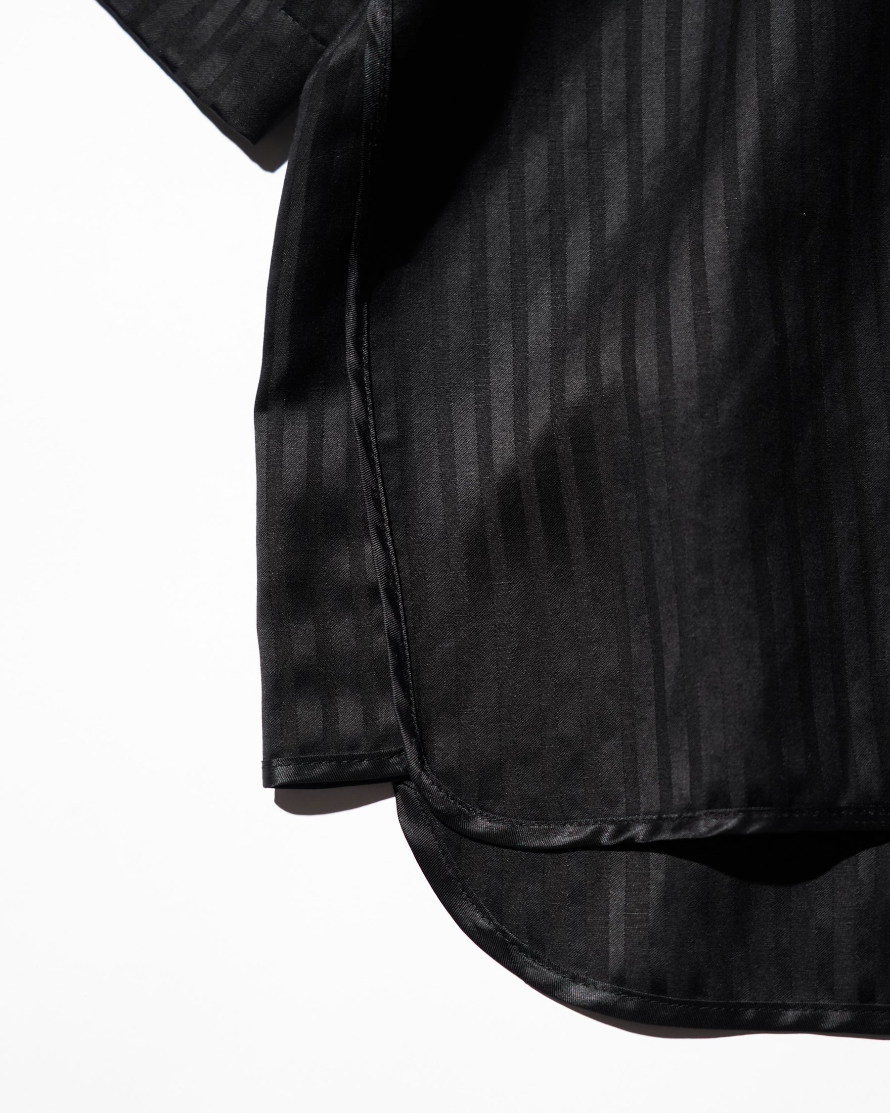 1313 SELAH / MALO SHORTSLEEVE SHIRT BLACK “TONAL PINSTRIPE”