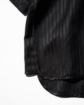 1313 SELAH / MALO SHORTSLEEVE SHIRT BLACK “TONAL PINSTRIPE”
