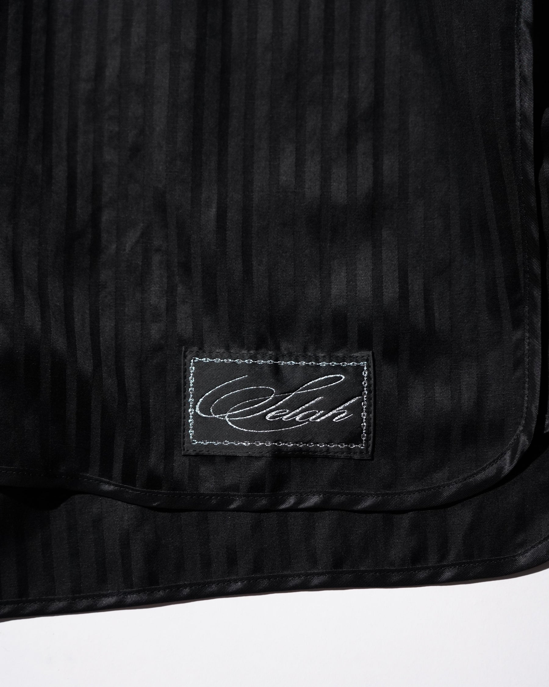 1313 SELAH / MALO SHORTSLEEVE SHIRT BLACK “TONAL PINSTRIPE”