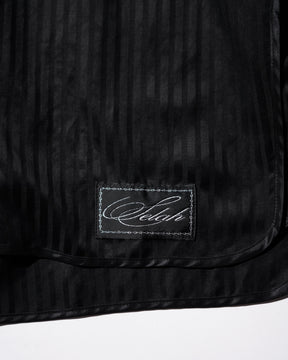 1313 SELAH / MALO SHORTSLEEVE SHIRT BLACK “TONAL PINSTRIPE”