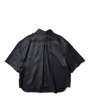 1313 SELAH / MALO SHORTSLEEVE SHIRT BLACK “TONAL PINSTRIPE”