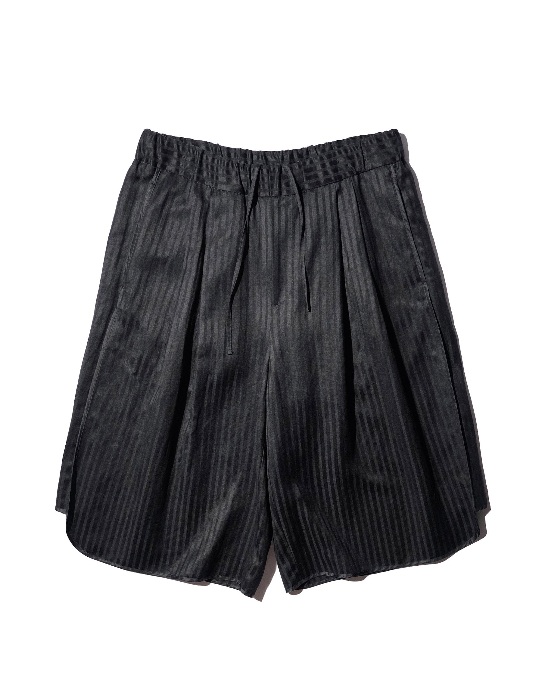 1313 SELAH / WENA SHORTS BLACK “TONAL PINSTRIPE”