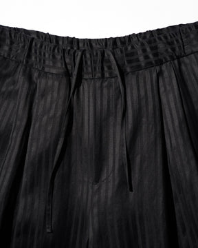 1313 SELAH / WENA SHORTS BLACK “TONAL PINSTRIPE”