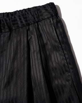 1313 SELAH / WENA SHORTS BLACK “TONAL PINSTRIPE”