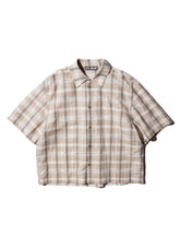 1313 SELAH / MANO SHORTSLEEVE SHIRT BEIGE CHECK