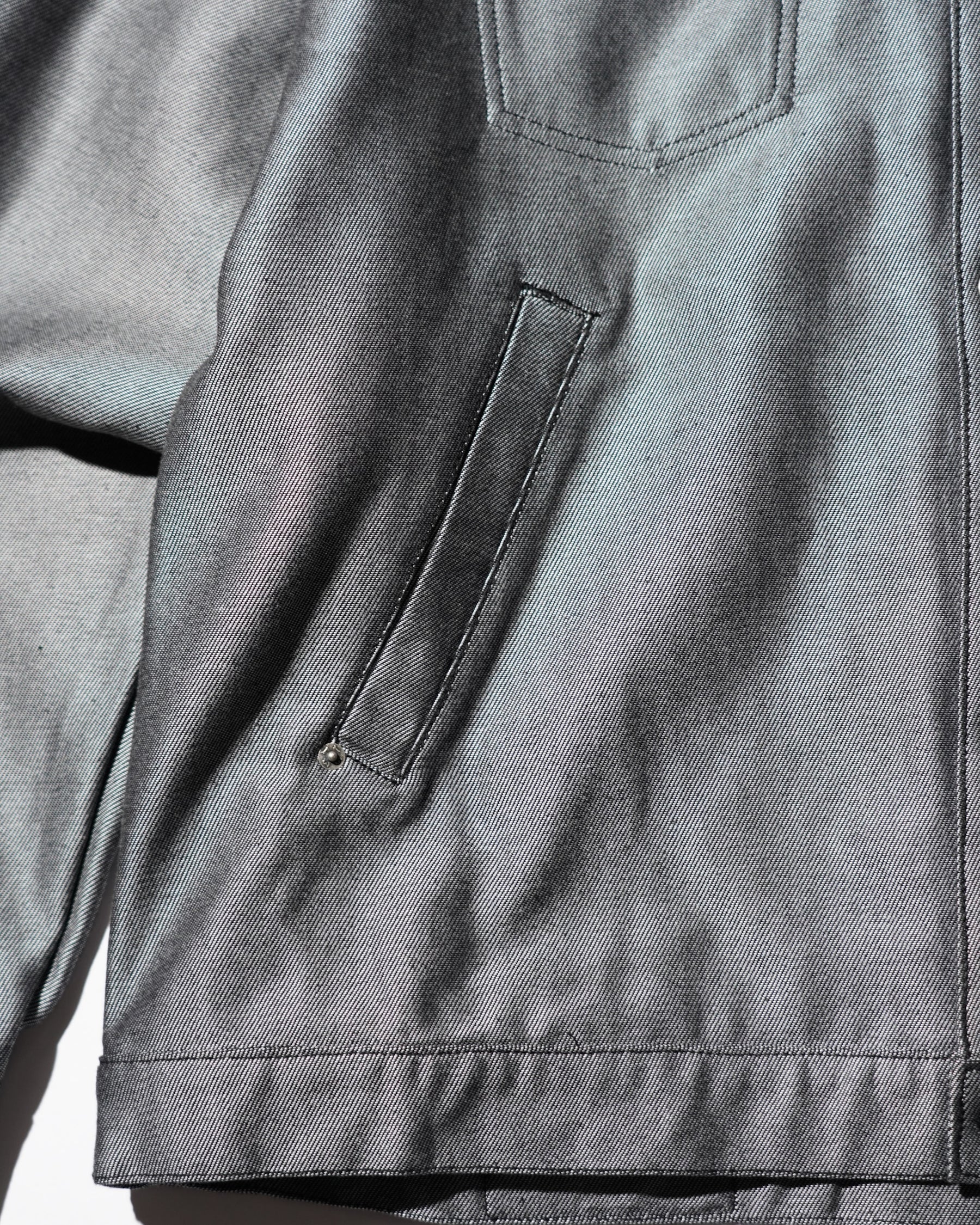 <span style="color: #f50b0b;">Last One</span> 1313 SELAH / SANTIAGO DENIM JACKET SILVER