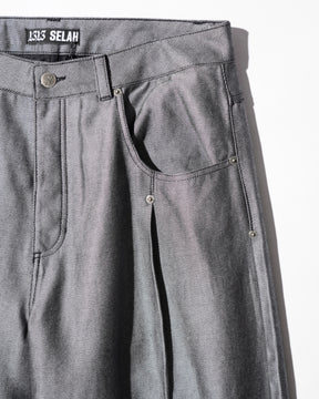 <span style="color: #f50b0b;">Last One</span>  1313 SELAH / MAXIMO DENIM PANTS SILVER