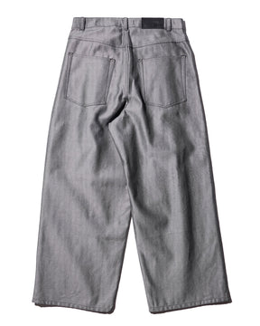 <span style="color: #f50b0b;">Last One</span>  1313 SELAH / MAXIMO DENIM PANTS SILVER