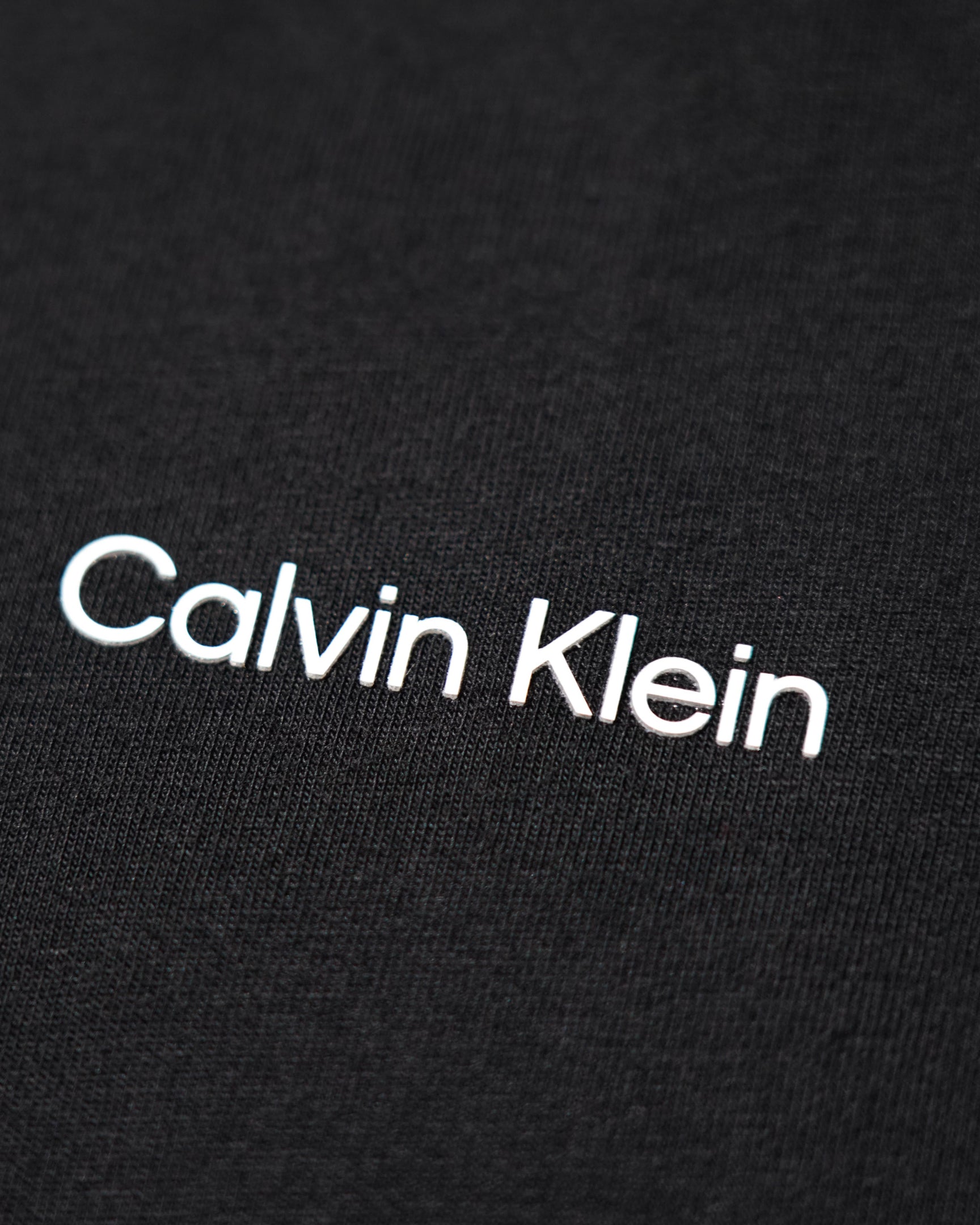 Calvin Klein / PRINTED LOGO TEE BLACK
