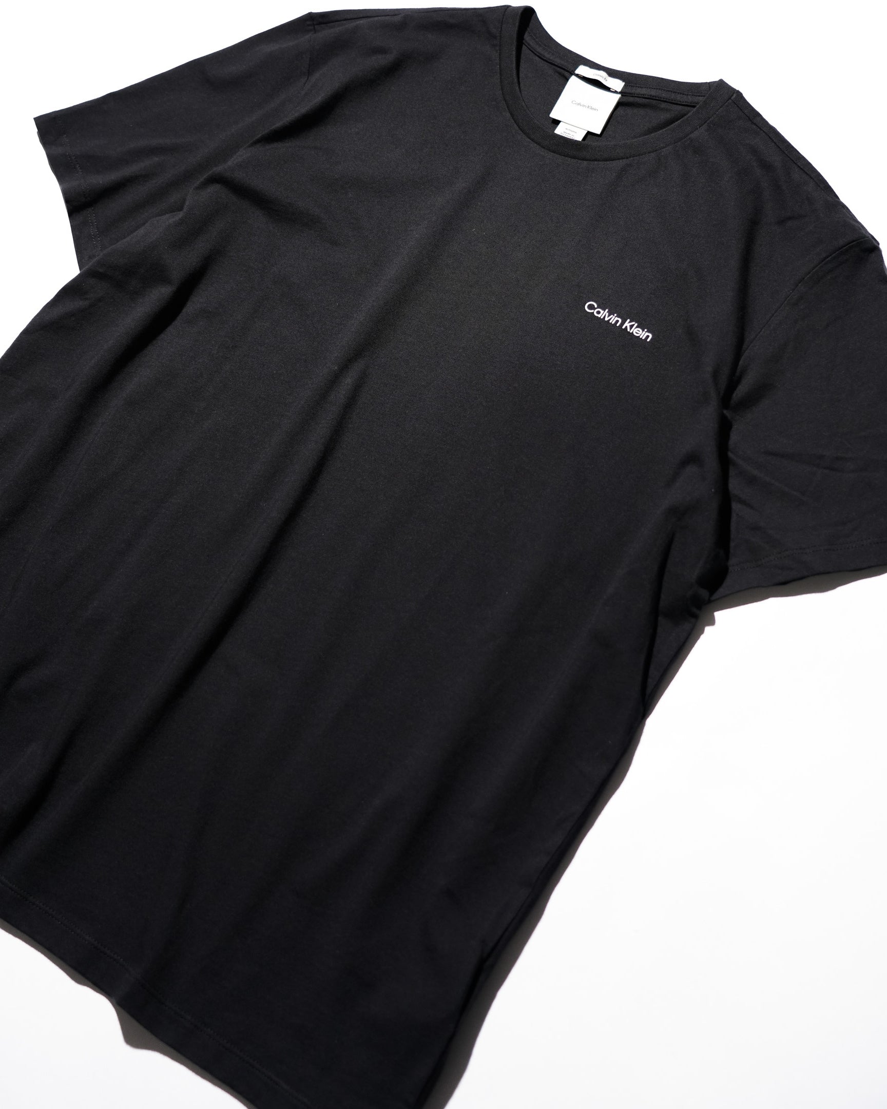 Calvin Klein / PRINTED LOGO TEE BLACK