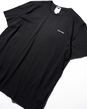 Calvin Klein / PRINTED LOGO TEE BLACK