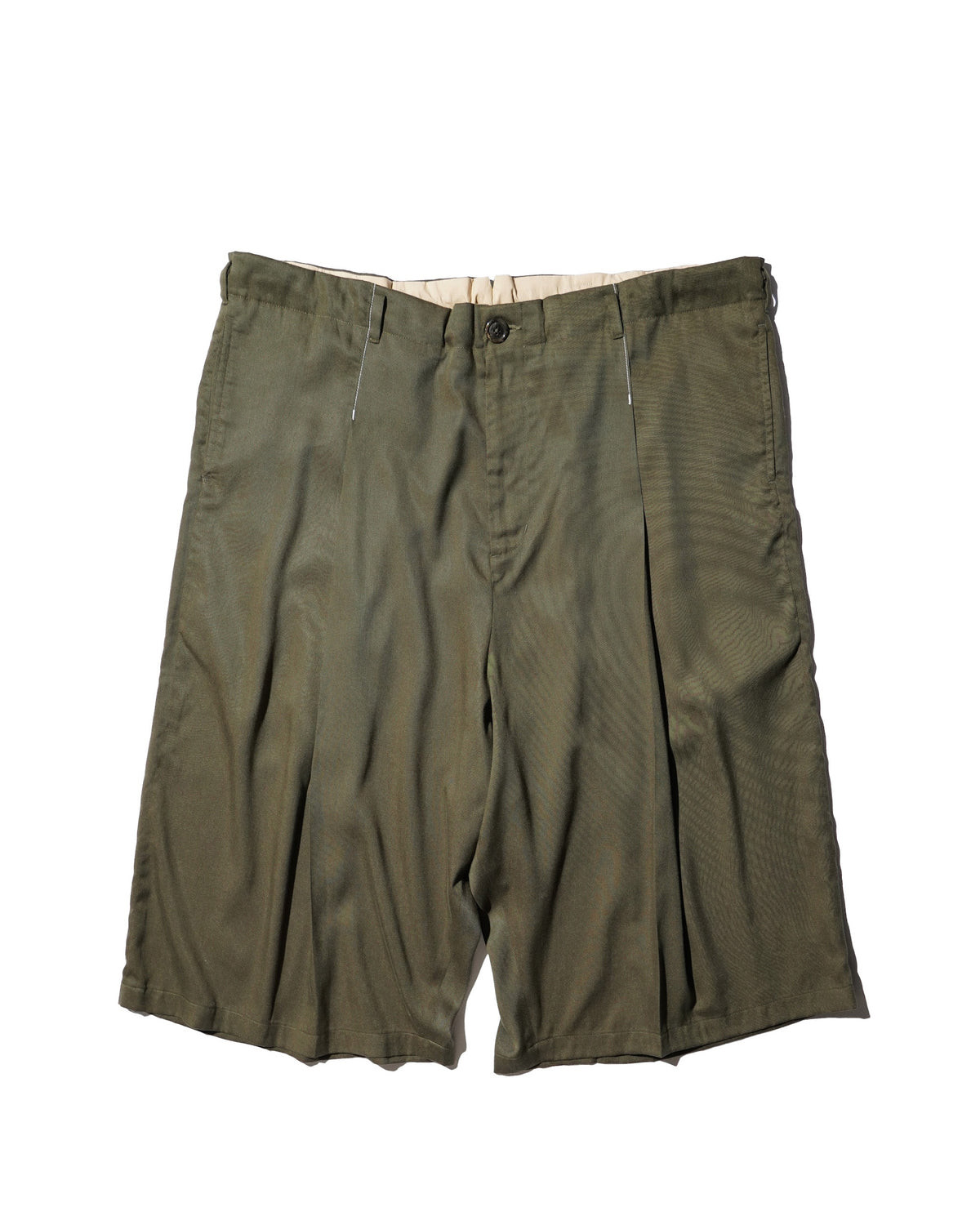 <span style="color: #f50b0b;">Last One</span> WHATEVERWORKS / JUMBO DRAWCORD SHORTS GREEN