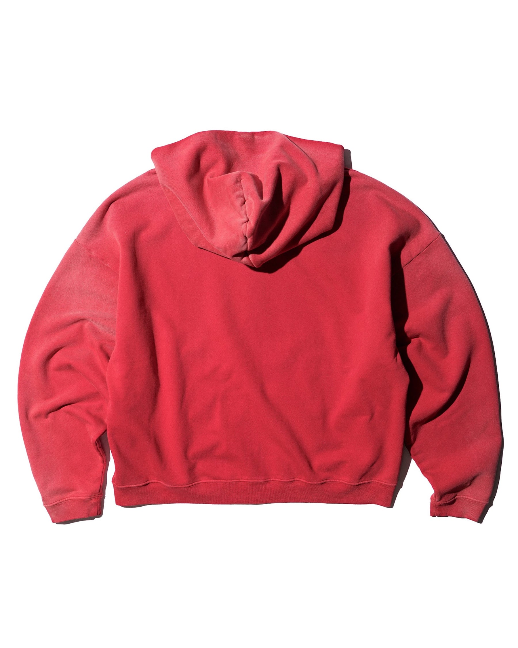CCTB / CHAIN CROP ZIP HOODIE FADED RED