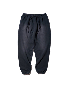 CCTB / CHAIN BAGGY SWEAT PANTS FADED BLACK