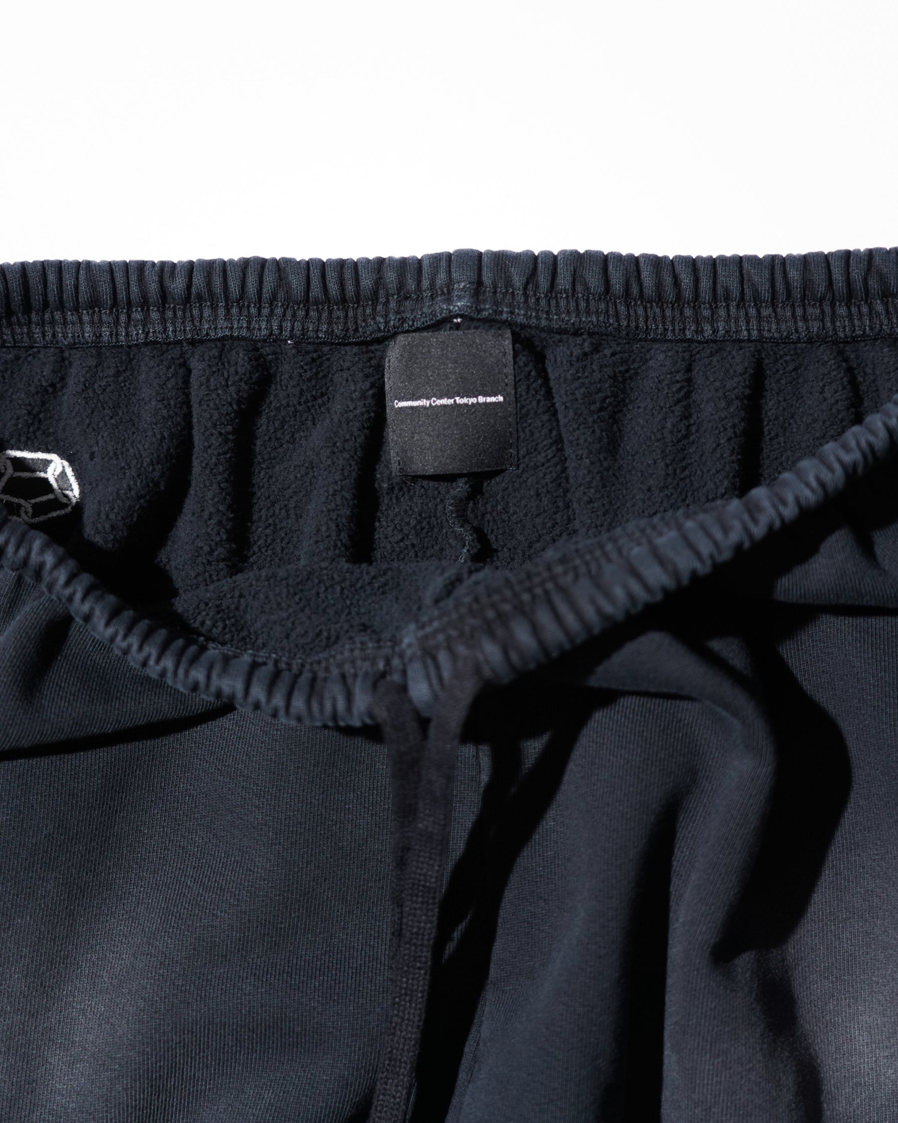 CCTB / CHAIN BAGGY SWEAT PANTS FADED BLACK